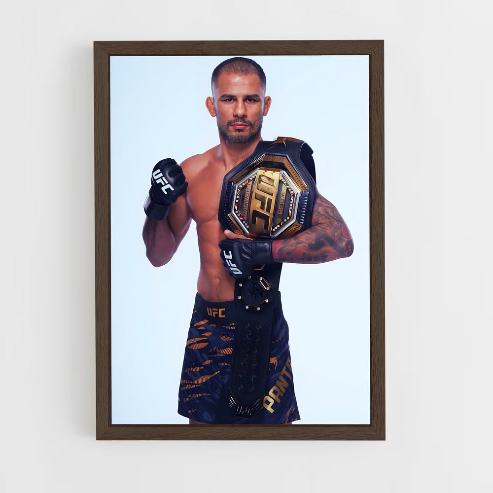 Poster pantoja force – affiche MMA (vue 5)